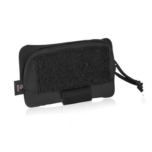 PETAC GEAR Tactical Molle Admin Pouch, Small Organizer Pocket for Tactical Vest/EDC Gun Belt/molle Platform. - color: BK