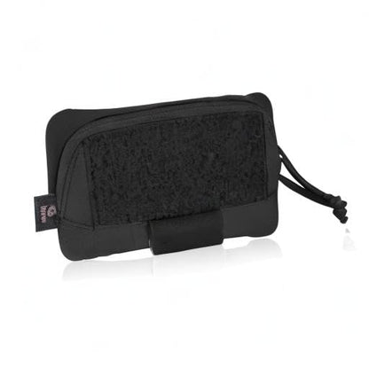 PETAC GEAR Tactical Molle Admin Pouch, Small Organizer Pocket for Tactical Vest/EDC Gun Belt/molle Platform. - color: BK