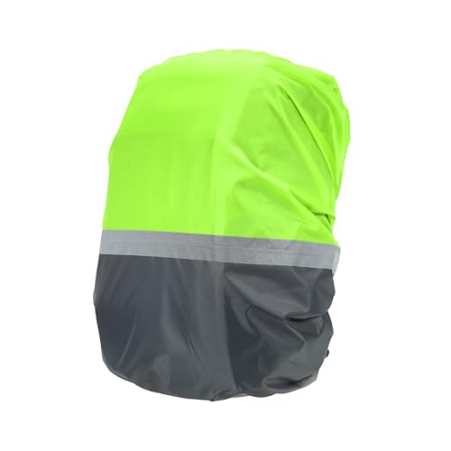 PATIKIL Waterproof Backpack Rain Cover, Non-Slip Ultralight Backpack Cover with Reflective Strip for Hiking Camping Traveling Cycling - color: Grey Green, size: Medium