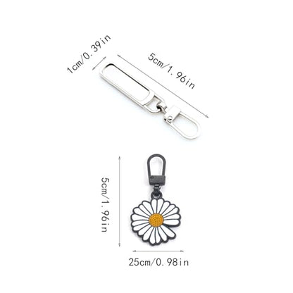 20 PCS Zipper Pull Replacement，Detachable Metal Zippers Pulls，Repair Metal Zipper Handle/Head Cord Extender Mend Fixer Slider for Luggage Clothing Jackets Backpacks Boots Purse Coat Universal Extender