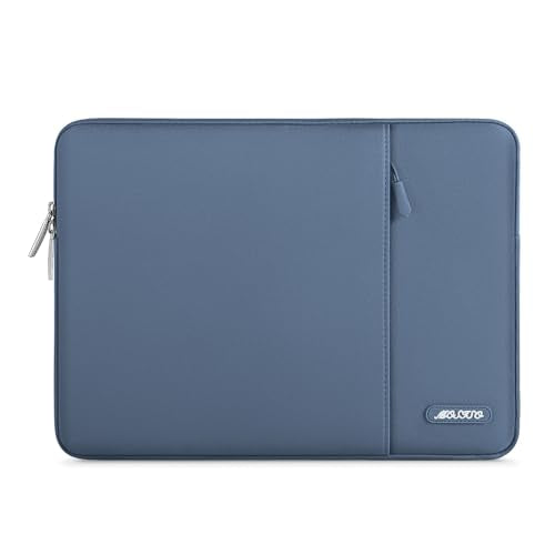 MOSISO Laptop Case 13 inch, Laptop Sleeve Compatible with MacBook Neo/Air/Pro 13 inch with A18/M5/M4/M3/M2/M1 Chip 2026-2016, Polyester Vertical Computer Sleeve Bag with Pocket, Steel Blue - color: Steel Blue, size: 13 inch