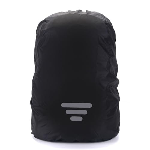 Water Proof Backpack Rain Cover with Reflective Strap Lightweight Oxford Cloth Rucksack Protector for Cycling, Hiking, Mountaineering - size: Three Stripes-XL