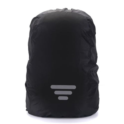Water Proof Backpack Rain Cover with Reflective Strap Lightweight Oxford Cloth Rucksack Protector for Cycling, Hiking, Mountaineering - size: Three Stripes-L