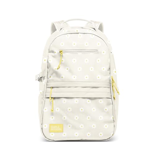 Simple Modern Ellis Backpack for School | Medium 20L Elementary Middle and High School Bookbag for Kids and Teens | Girls and Boys | Cream Florals - color: Pattern: Cream Florals, size: Medium | 20 Liter