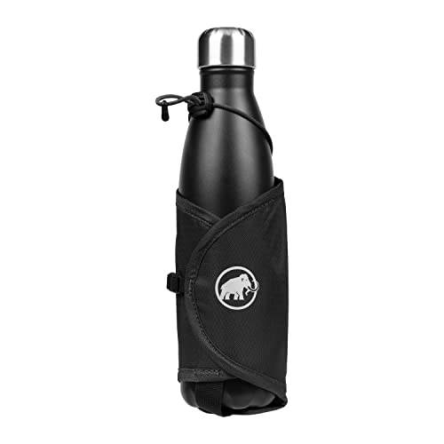 Mammut Lithium Add-on Bottle Holder - Water-Repellent, Adjustable Hydration Accessory for Hiking, Black, One Size - color: Black