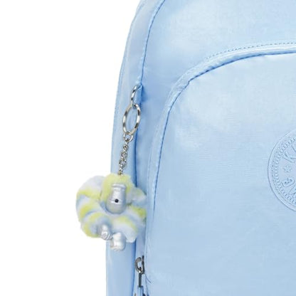 Kipling Women's Class Room 17" Laptop Backpack, Durable, Spacious, with Protective Sleeve - color: Clear Sky Met, size: 11.5''L x 17''H x 9.5''D