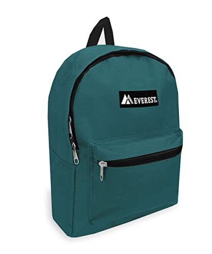 Everest 1045K Basic Backpack, 15", Teal Blue - color: Teal Blue