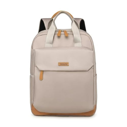 Minimalist Laptop Backpack with Luggage Strap, Stylish Daypack with Anti-Theft Pocket, Durable Casual Carry (PINK) - color: Pink