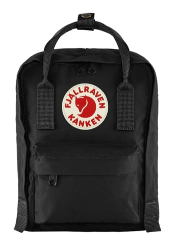 Fjällräven Kanken Mini Backpack - Compact Everyday Carry, Durable Vinylon Fabric - Travel - color: Black
