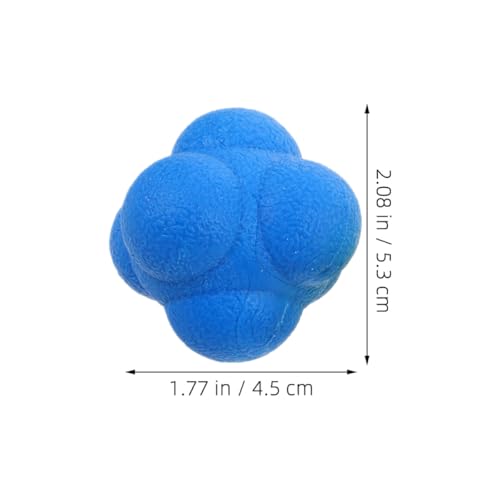 Abaodam 6pcs Agility Reflex Training Balls 5.5cm Hexagon Shape High Difficulty Sports Reaction Balls for Body Coordination and Speed Training Suitable and Adults