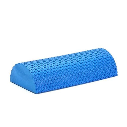 30-45cm Half Round EVA Massage Foam Roller Yoga Pilates Fitness Equipment Balance Pad Yoga Blocks With Massage Floating Point - color: B
