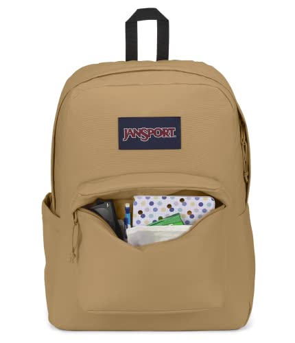 JanSport SuperBreak Plus Backpack with Padded 15-inch Laptop Sleeve and Integrated Bottle Pocket - Spacious and Durable Daypack for Work and Travel - Curry - color: Curry