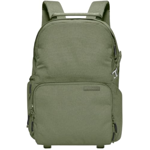 BREVITE Jumper Compact Camera Backpack 2026 Edition: A Minimalist & Travel-friendly Photography Backpack For DSLR Camera & Laptop w/Reinforced Straps & Stiffer Dividers (18L) (Pine Green) - color: Pine Green, size: 18L