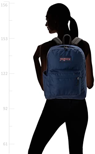 JanSport Superbreak Backpack - Durable, Lightweight Premium Backpack, Navy - color: Navy