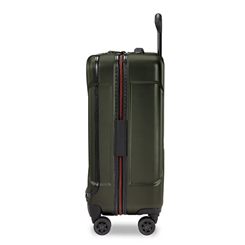 Briggs & Riley 21 Inch International Carry-On Luggage with Wheels - Small Rolling Hard Shell Heavy Duty Suitcase with Laptop Compartment - 360 Spinner Wheels - Torq Collection - Hunter Green - color: Hunter, size: 21"