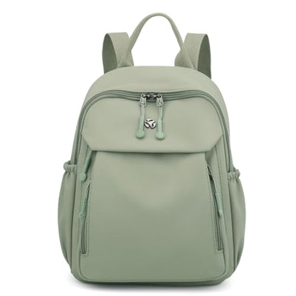 YANAER Mini Backpack for Women Small Backpack Lightweight Purse Cute Stylish College Bookbag Casual Daypack Work Travel PartyLightGreen - color: Lightgreen