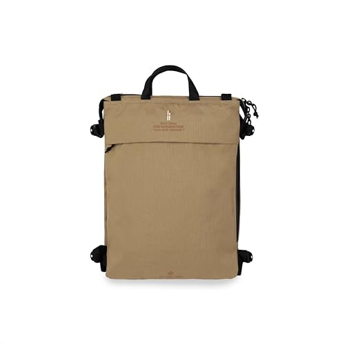 Helinox TERG All Way Square Backpack, Outdoor High-Performance Bag 20L, 1.9lbs, Rugged Materials, Waterproof Zippers (Coyote Tan) - color: Coyote Tan