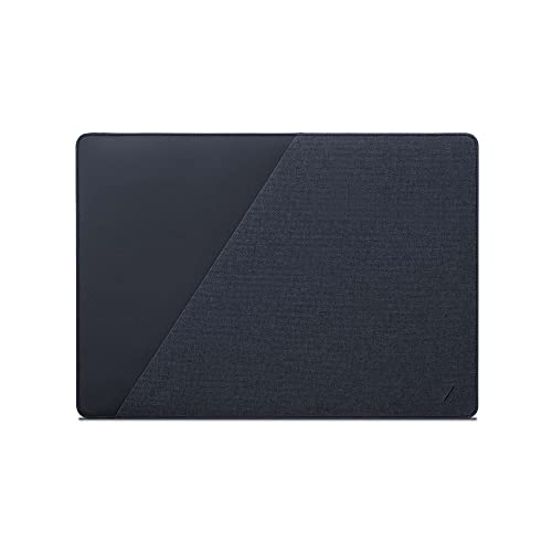 Native Union Stow Slim for MacBook Air 15" (2016-19, 2023 & Later), MacBook Pro 14" (2021 & Later) – Premium MacBook Sleeve with Easy-Access Magnetic Closure and Exterior Pocket (Indigo) - color: Indigo, size: 15"