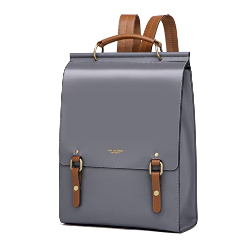 Cnoles Leather Backpack Purse For Women Fashion Ladies Vintage Bags Casual College Travel Backpacks Large bag Grey - color: Grey-q2476o, size: 28 x 11 x 38