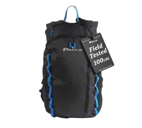 Pacca Onda 20L Packable Lightweight Foldable Backpack for Travel, Camping, Outdoor, Hiking Pocket Backpack (Blue) - color: Blue