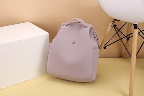 Mini Nylon Women Backpacks,Small Ladies backpacks Casual Lightweight Shopping Travel Daypack (Pink) - color: Pink