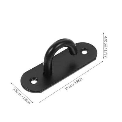 COHEALI 4 Pieces Stainless Steel Wall Anchor Hooks Heavy Duty Resistance Band Mount for Gym Workout and Yoga Strap Hanging, Large Open Ceiling Hooks for Home Fitness