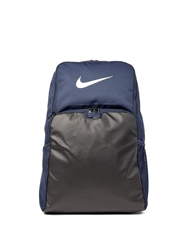 Nike Unisex Adult Gameday Brasilia 9.5 Training Backpack (24L or 30L) | Mens and Womens - color: Midnight Navy/Black/White, size: X-Large