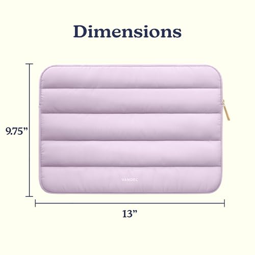 Vandel The Original Puffy Laptop Sleeve 13-14 Inch, Laptop Case 14 Inch - color: i. Lilac, size: 13-14 Inch