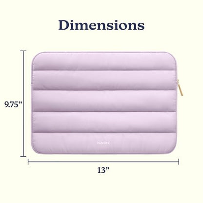 Vandel The Original Puffy Laptop Sleeve 13-14 Inch, Laptop Case 14 Inch - color: i. Lilac, size: 13-14 Inch