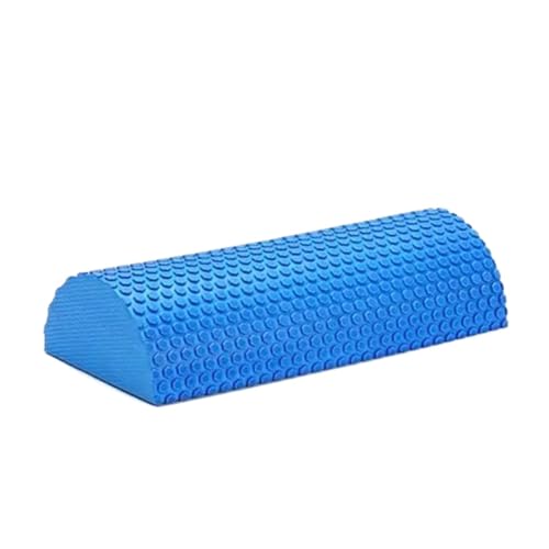 30-45cm Half Round EVA Massage Foam Roller Yoga Pilates Fitness Equipment Balance Pad Yoga Blocks With Massage Floating Point - color: B