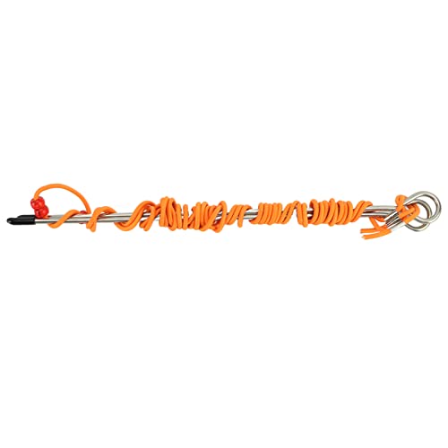 Golf Alignment Stick Swing Trainer Aid, Golf Training Equipment with Adjustable Elastic String 2.5M - 5M, Metal Posture Corrector for Putting and Swing Practice