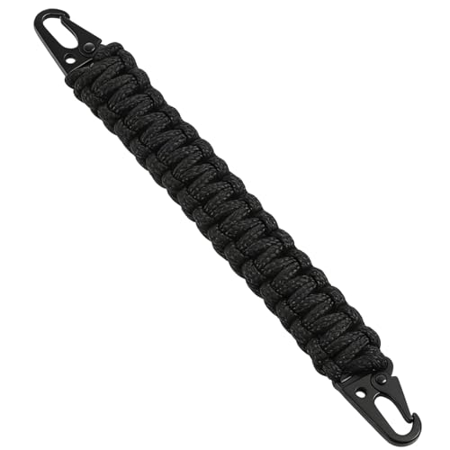 Heavy Duty Paracord Handle for Outdoor Camping, Tactical Water Bottle Strap, Handheld Carry Handle for Backpack, Molle Gear & Bags - Universal Fit for Stanley Cup,Thermos