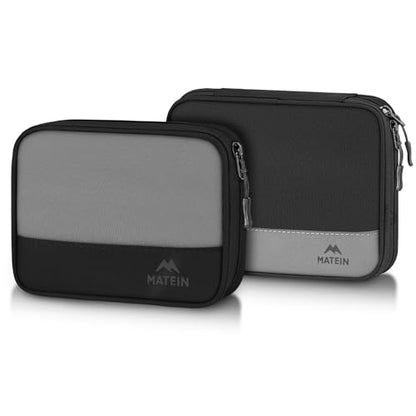 MATEIN Travel Electronics Organizer Case 2 Pack, Lightweight Cable Bag - size: Large