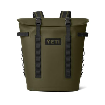 YETI Hopper M Series Backpack Soft Sided Coolers with MagShield Access - color: Olive, size: M20