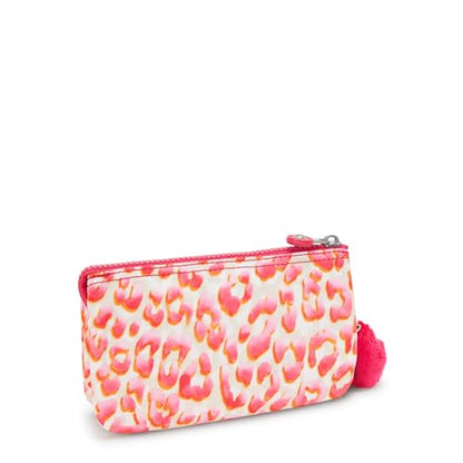 Kipling Women's Creativity Large Pouch, Versatile Cosmetics Kit, Lightweight Travel Organizer - color: Latin Cheetah, size: 7.25''L x 4.25''H x 1.5''D