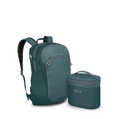 Osprey Axis Campus Laptop Backpack x Hydro Flask 5L Lunch Bag - Everyday Commuter Bundle for Campus and Work, Cascade - color: Cascade