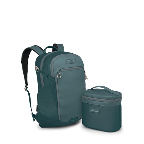 Osprey Axis Campus Laptop Backpack x Hydro Flask 5L Lunch Bag - Everyday Commuter Bundle for Campus and Work, Cascade - color: Cascade