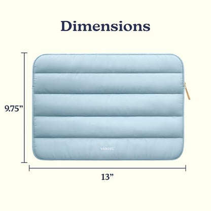 Vandel The Original Puffy Laptop Sleeve Case, 13-14 inch Laptop Sleeve Bag Case 13.3 Inch, Compatible with MacBook Air 13, Pro 14/13 iPad Pro 12.9, HP Dell ASUS, Computer Bag Cover - color: b. Blue, size: 13-14 Inch