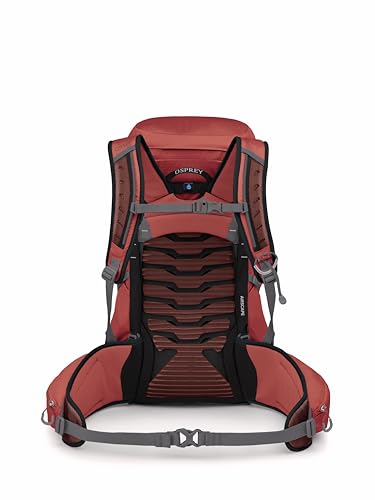 Osprey Tempest 33L Women's Lightweight Hiking Backpack - Daypack for Travel & Camping, Red Pampas/Coal Grey, Extended Fit - color: Red Pampas/Coal Grey, size: 33L - Extended Fit