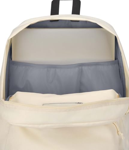 JanSport SuperBreak Plus Backpack with Padded 15-inch Laptop Sleeve and Integrated Bottle Pocket - Spacious and Durable Daypack for Work and Travel - Coconut - color: Coconut
