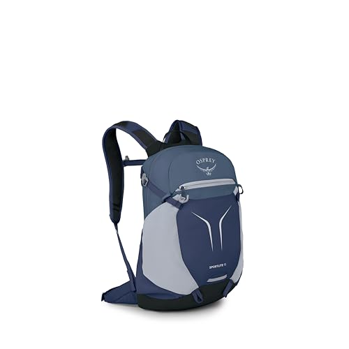 Osprey Sportlite 15L Lightweight Hiking Backpack for Men and Women - Everyday Hiking Bag - Travel Daypack, Serenity Blue - color: Serenity Blue, style: 15l