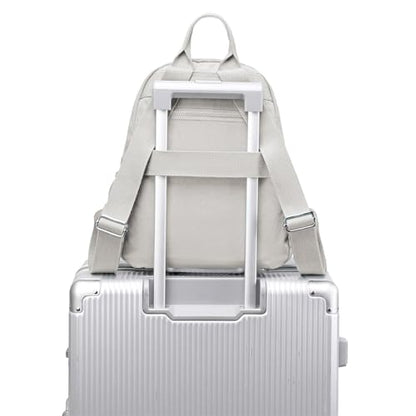 Mini Backpack Purse for Women, Stylish Daypack Shoulder Bag, Small Lightweight Daypack for Work Travle College (A- Cream White) - color: A- Cream White