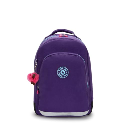 Kipling Women's Class Room 17" Laptop Backpack, Durable, Spacious, with Protective Sleeve - color: Vip Purple, size: 11.5''L x 17''H x 9.5''D