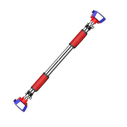 GUOYANHOME Door Frame Horizontal Bar, Wall Mount Exercise Bar Without Screw Installation, Doorway with Locking Mechanism, Workout Bar with 63-140CM Adjustable Width - size: 63-74cm