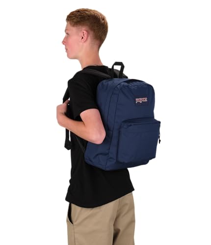 JanSport Superbreak Backpack - Durable, Lightweight Premium Backpack, Navy - color: Navy