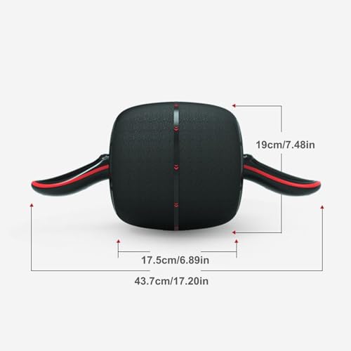 Abs Roller Wheel - Ab Exercise, Core Trainer | Automatic Rebound Fitness Gear for Strengthening Muscles Workout Equipment Quiet Home Gym for Men Women Upper Body Shaping Tone Balance Stability