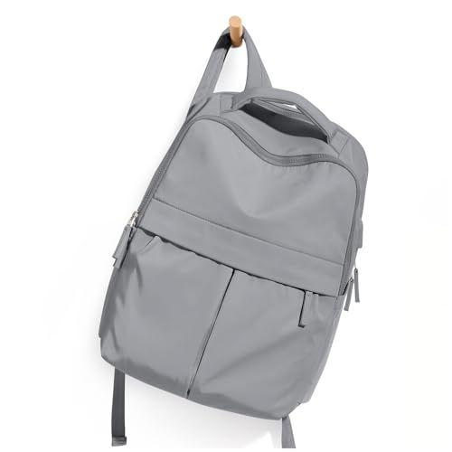 wepadre Laptop Backpack For Women Gym Backpack Work Backpack For Men Casual Daypack Backpacks College Backpacks Grey