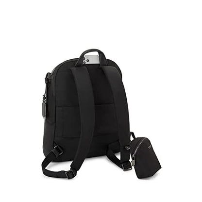 TUMI - Voyageur Halsey Backpack - Travel Backpack - For Business, Fashion, Commute - Holds Up to 14" Screens - Black & Gunmetal - color: Black & Gunmetal Hardware