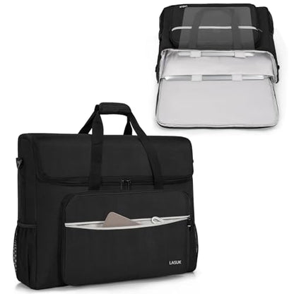 LCD Screens/TVs(up to 2) Transport Tote Bag for 19" - 24" Displays Padded Monitor Carrying Case (NOT FOR IMAC) Travel Bag With Shoulder Strap,Large Accessories Pocket - size: 19-24in (can store two)