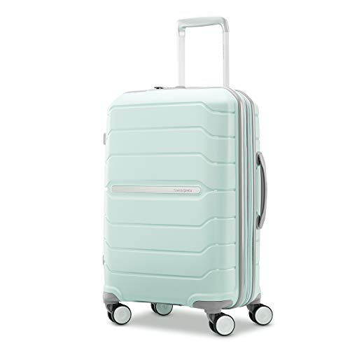 Samsonite Freeform Hardside Carry-On Luggage with Spinner Wheels - Hardshell Suitcase - TSA, Airline-Approved - Expandable Hard Shell, Smooth Rolling Wheels for Lightweight Travel - Mint Green - color: Mint Green, size: Carry-on Spinner